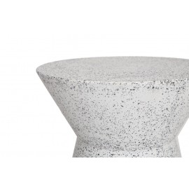 Σκαμπό Biella Terazzo Grey Black (35x35x44) Soulworks