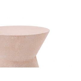 Σκαμπό Biella Terazzo Pink White (35x35x44) Soulworks