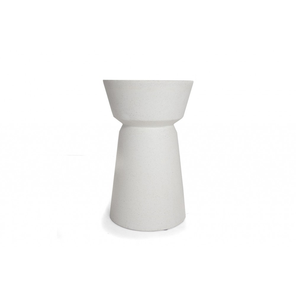Βοηθητικό Τραπέζι Saronno Terazzo White (40x40x64) Soulworks