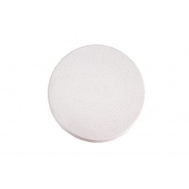 Τραπέζι Καθιστικού Rieti Terazzo White Round (44x44x34) Soulworks
