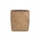 Γλάστρα Bamboo - L (63x63x69) - Des.02 bamboo και εσωτερική επένδυση από τσιμέντο Soulworks