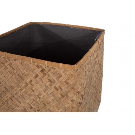 Γλάστρα Bamboo - XXL (70x70x72) - Des.05 bamboo και εσωτερική επένδυση από τσιμέντο Soulworks