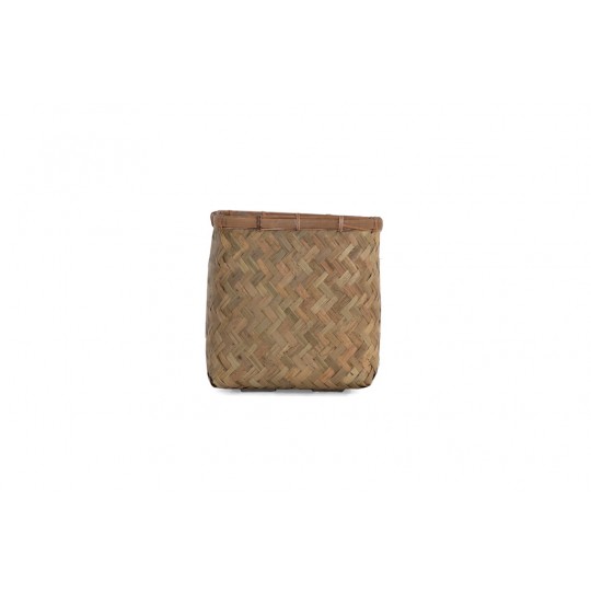 Γλάστρα Bamboo - S (30x30x31) - Des.05 bamboo και εσωτερική επένδυση από τσιμέντο Soulworks