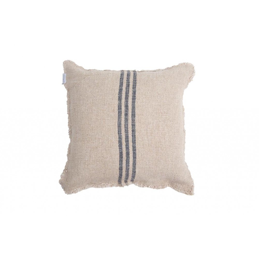 Διακοσμητική Μαξιλαροθήκη Verve Black (45x45) linen Soulworks