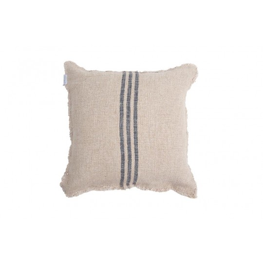 Διακοσμητική Μαξιλαροθήκη Verve Black (45x45) linen Soulworks