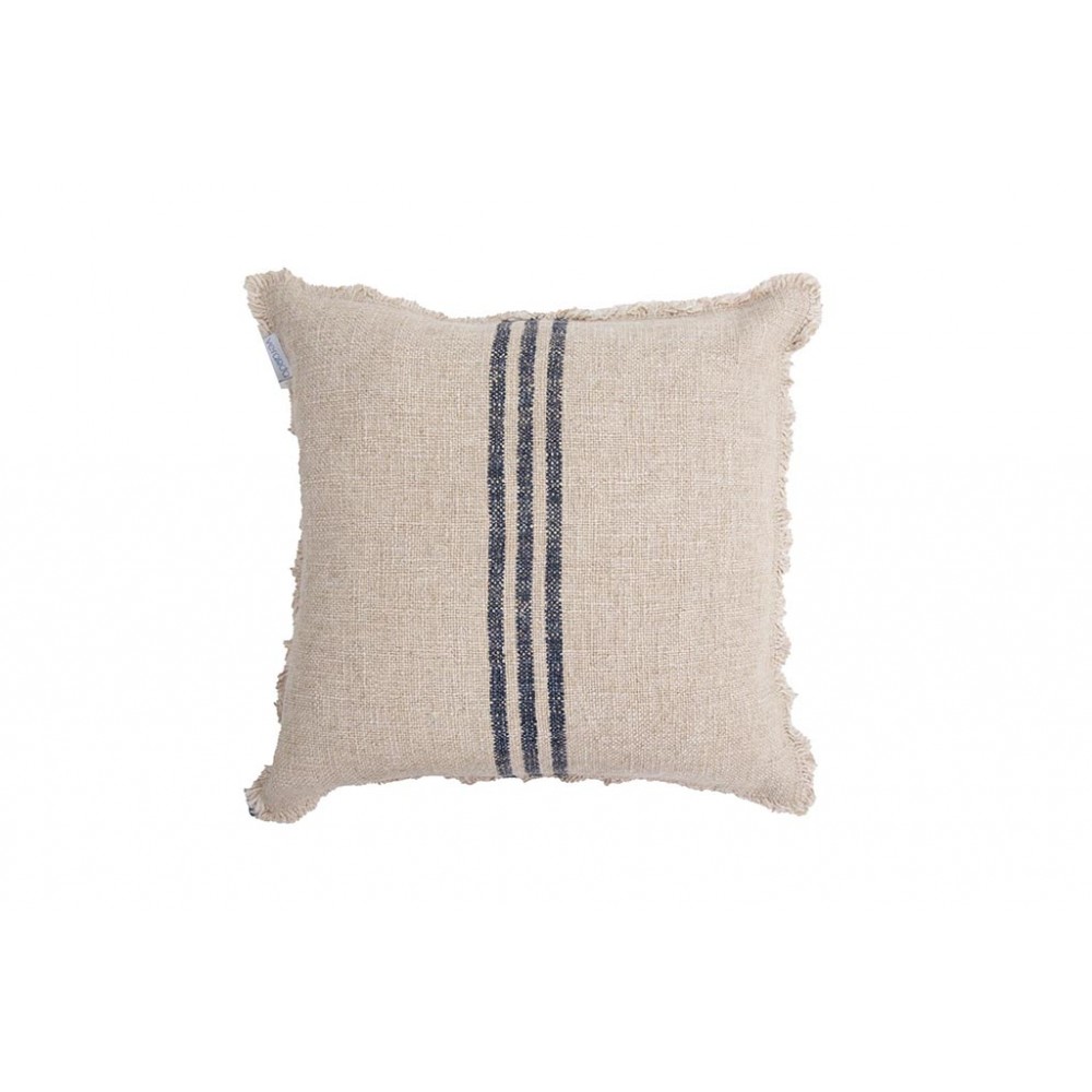 Διακοσμητική Μαξιλαροθήκη Verve Grey (45x45) linen Soulworks