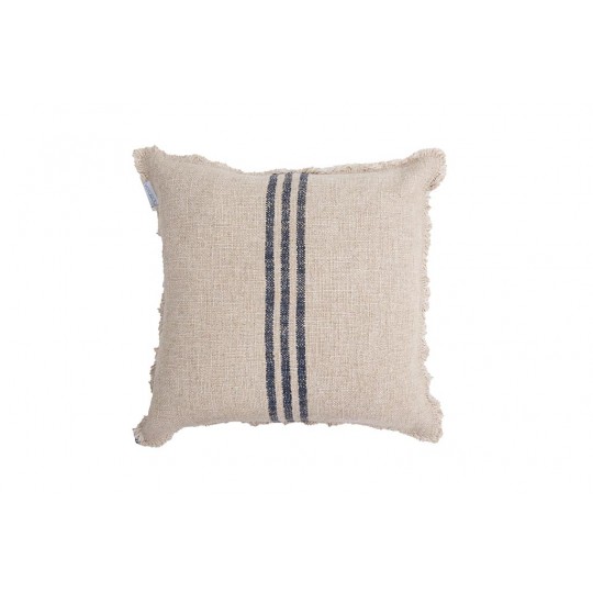 Διακοσμητική Μαξιλαροθήκη Verve Grey (45x45) linen Soulworks