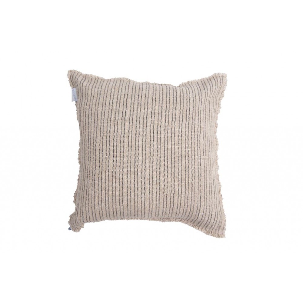 Διακοσμητική Μαξιλαροθήκη Verve Natural/Blackish (45x45) linen Soulworks