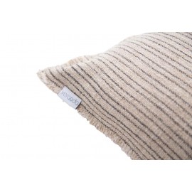 Διακοσμητική Μαξιλαροθήκη Verve Natural/Blackish (45x45) linen Soulworks