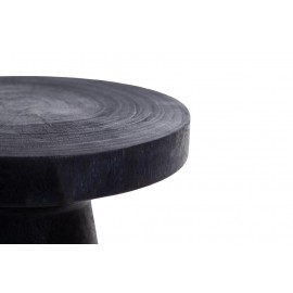 Βοηθητικό Τραπέζι Lind Black (40x40x60) suar wood Soulworks