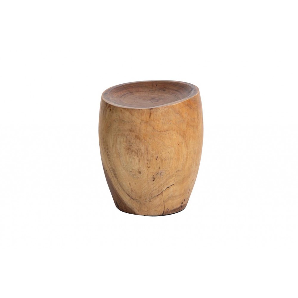 Σκαμπό Nual Natural (42x42x54) suar wood Soulworks