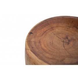 Σκαμπό Nual Natural (42x42x54) suar wood Soulworks