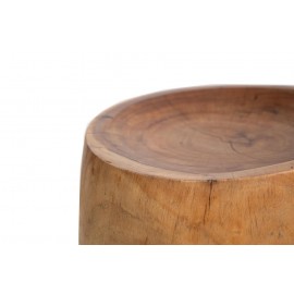 Σκαμπό Nual Natural (42x42x54) suar wood Soulworks