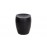 Σκαμπό Nual Black (42x42x54) suar wood Soulworks