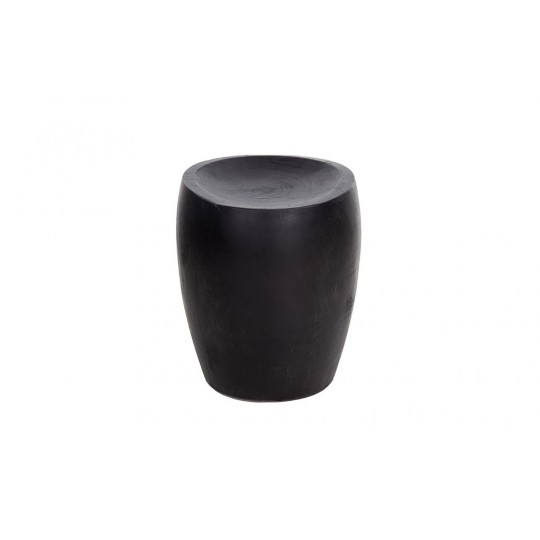 Σκαμπό Nual Black (42x42x54) suar wood Soulworks