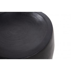 Σκαμπό Nual Black (42x42x54) suar wood Soulworks