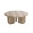Τραπέζι Καθιστικού Frey Travertine (91x91x38) Soulworks