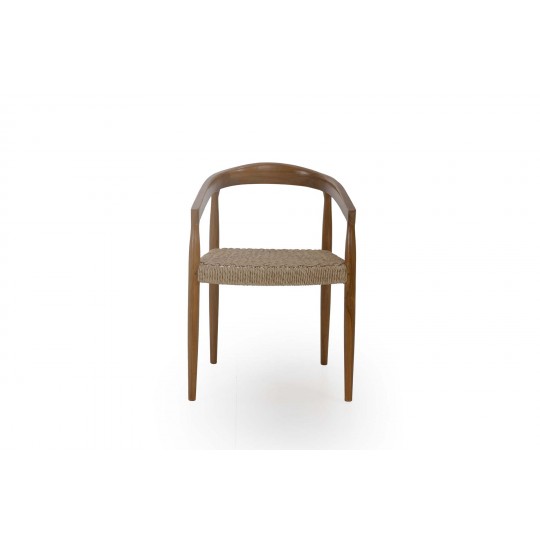 Καρέκλα Τραπεζαρίας Estera (55x48x79) ξύλο teak και ρατάν Soulworks