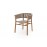 Καρέκλα Τραπεζαρίας με μπράτσα Talinn (60x54x75) teak wood Soulworks