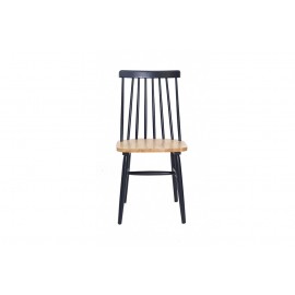 Καρέκλα Τραπεζαρίας Kristie Natural/Navy Blue (42x52x87) Soulworks 0600005