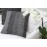 Διακοσμητικό μαξιλάρι Meren Grey/Black (50x50) Soulworks 0620003