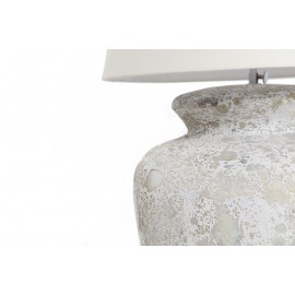 Κεραμικό Επιτραπέζιο Φωτιστικό Zimp White Classic (35x35x40) Soulworks 0630003