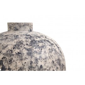 Διακοσμητικό Βάζο Zam Pit Cream (70x70x130) GRC Soulworks 0630008