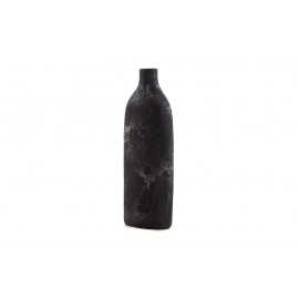 Κεραμικό Διακοσμητικό βάζο Siso Oki Black Spot Silver Medium (18x13x50) Soulworks 0630019