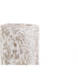 Κεραμικό Κηροπήγιο Slind White Classic Medium (11x11x25) Soulworks 0630067