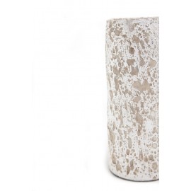 Κεραμικό Κηροπήγιο Slind White Classic Medium (11x11x25) Soulworks 0630067