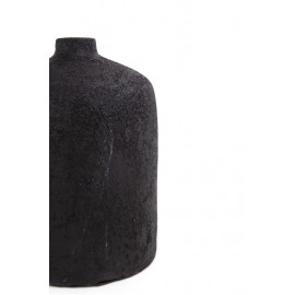 Κεραμικό Διακοσμητικό βάζο Siso Ban Black Spot Gray Medium (20x20x32) Soulworks 0630073