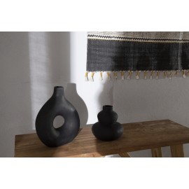 Διακοσμητικό Βάζο Paeon Black (20.5x19) Soulworks 0750004