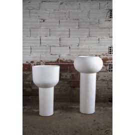 Διακοσμητικό Βάζο Phile White (42x74.5) Soulworks 0750019