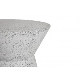 Σκαμπό Biella Terazzo Grey Black (35x35x44) Soulworks 0800001