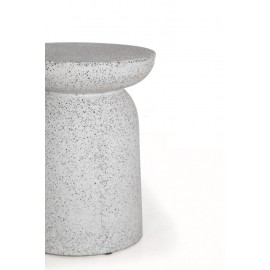 Σκαμπό Rieti Terazzo Grey Black (35x35x45) Soulworks 0800007