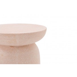 Σκαμπό Rieti Terazzo Pink White (35x35x45) Soulworks 0800008
