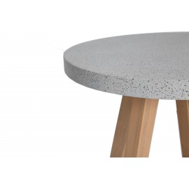 Τραπέζι Bistro Noria Terazzo Grey Black (70x70x75) Soulworks 0800020