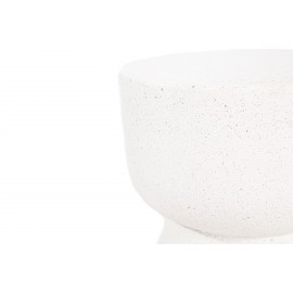 Σκαμπό Rieti Terazzo White Round (37x37x48) Soulworks 0800045