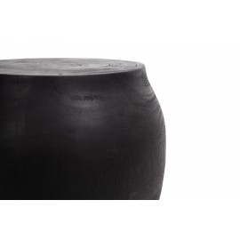 Σκαμπό Kivi Black (40x40x45) Soulworks 0900017