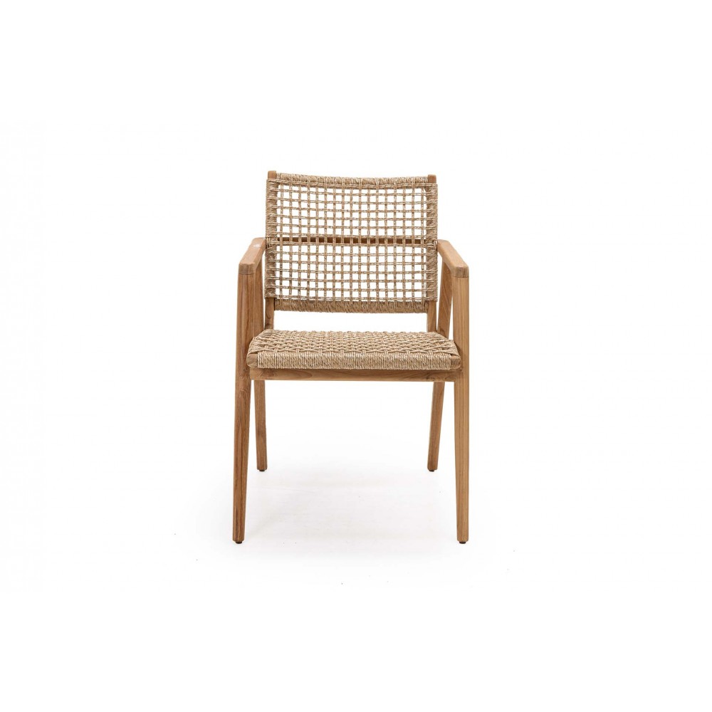 Καρέκλα Τραπεζαρίας με μπράτσα Kimon (53x61x81) Soulworks 0940002