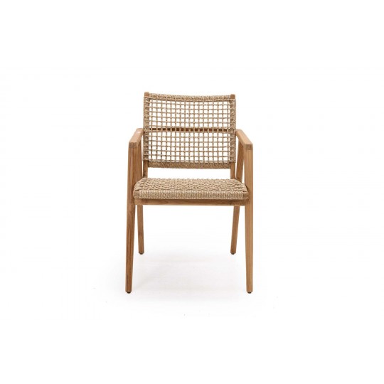 Καρέκλα Τραπεζαρίας με μπράτσα Kimon (53x61x81) Soulworks 0940002