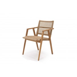 Καρέκλα Τραπεζαρίας με μπράτσα Kimon (53x61x81) Soulworks 0940002