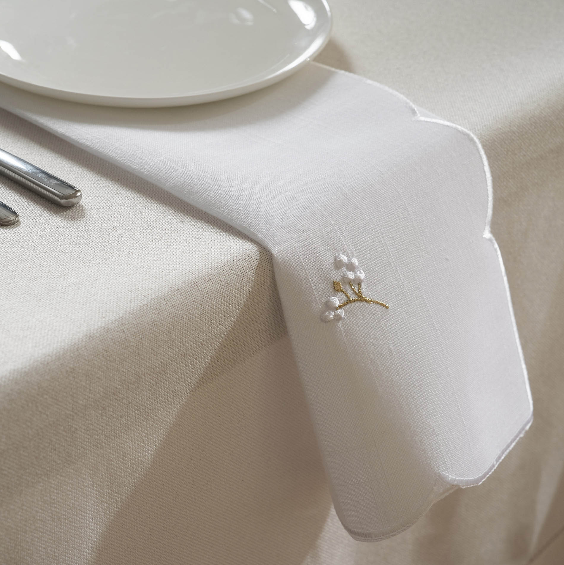 Πετσέτα Φαγητού 45x45cm GOFIS HOME White 191