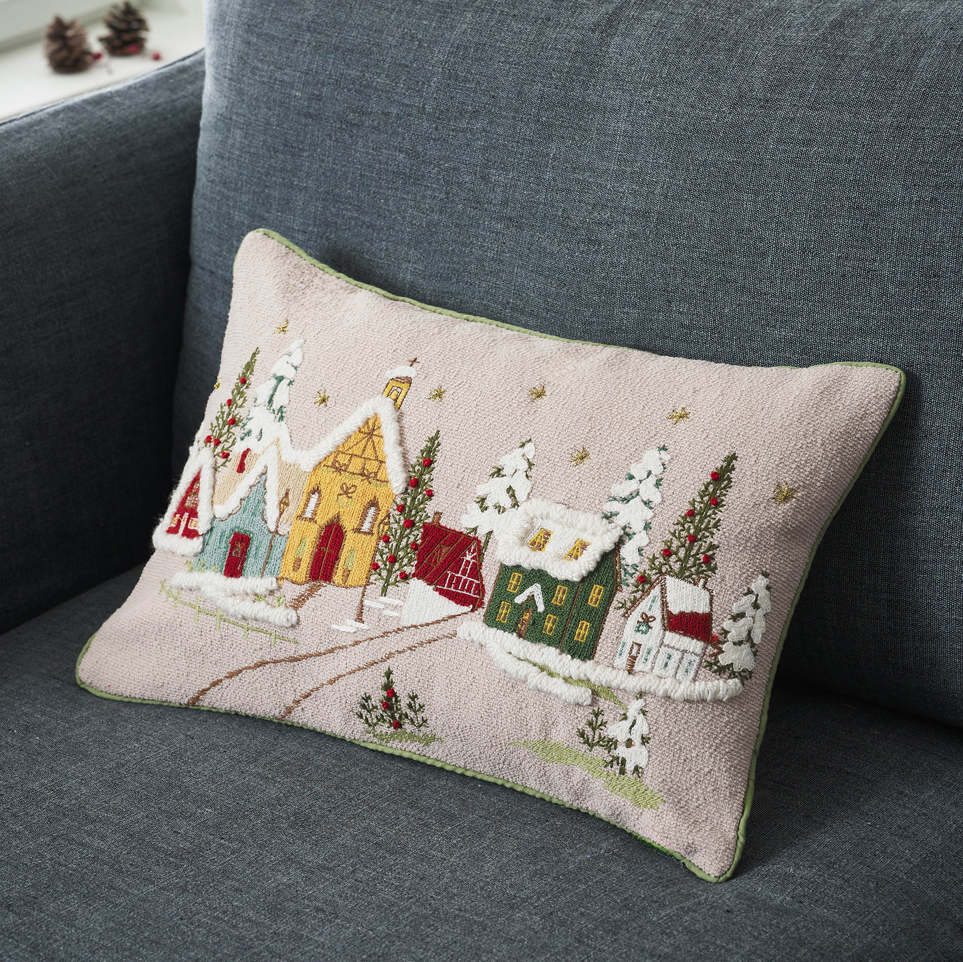 Μαξιλαροθήκη 30x45cm GOFIS HOME Xmas 296