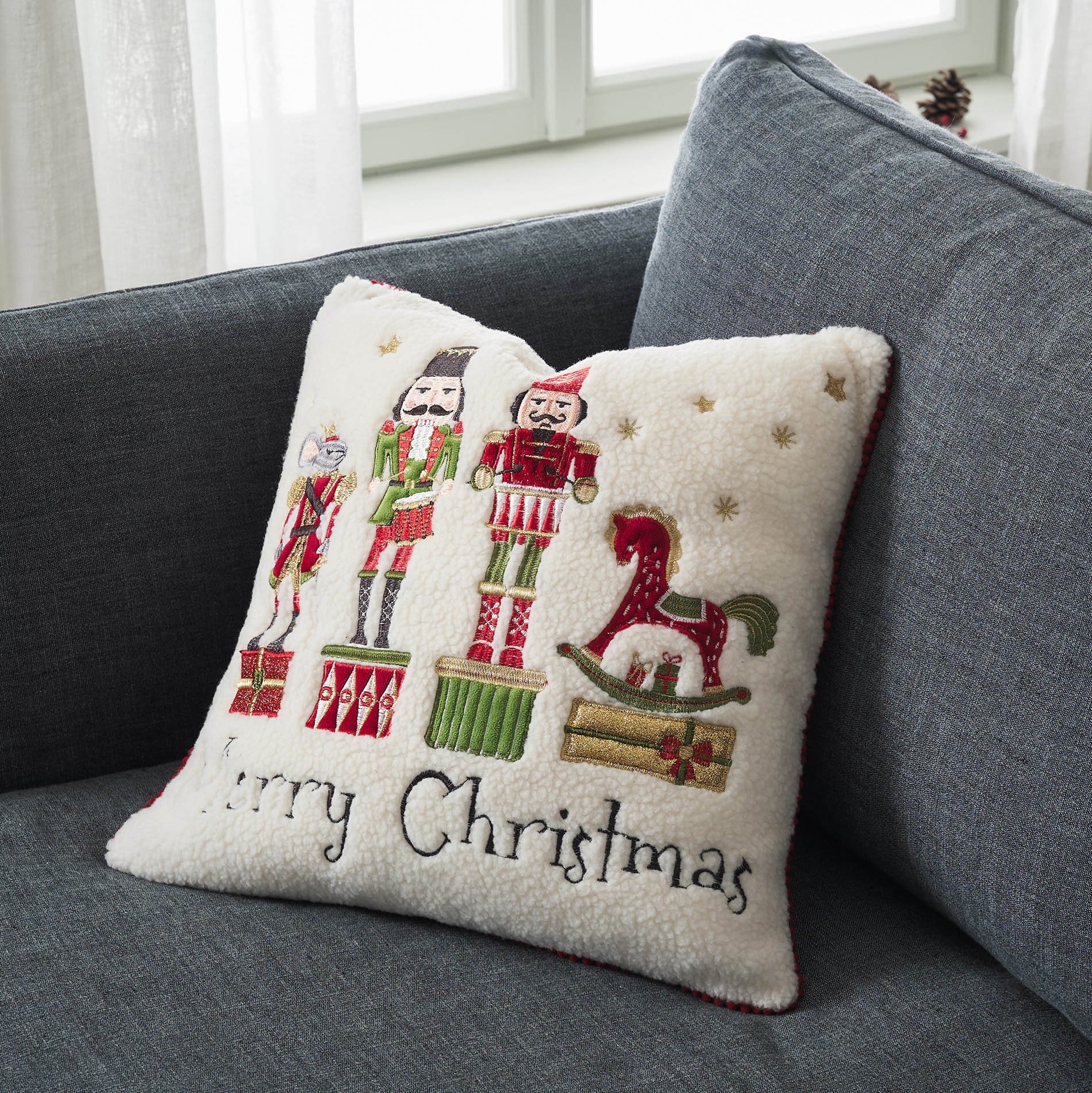 GOFIS HOME - Μαξιλαροθήκη 43x43cm Xmas 314