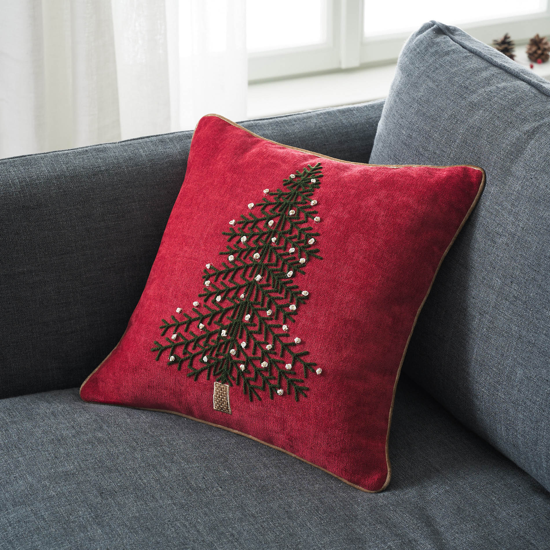 GOFIS HOME - Μαξιλαροθήκη 43x43cm Xmas 352