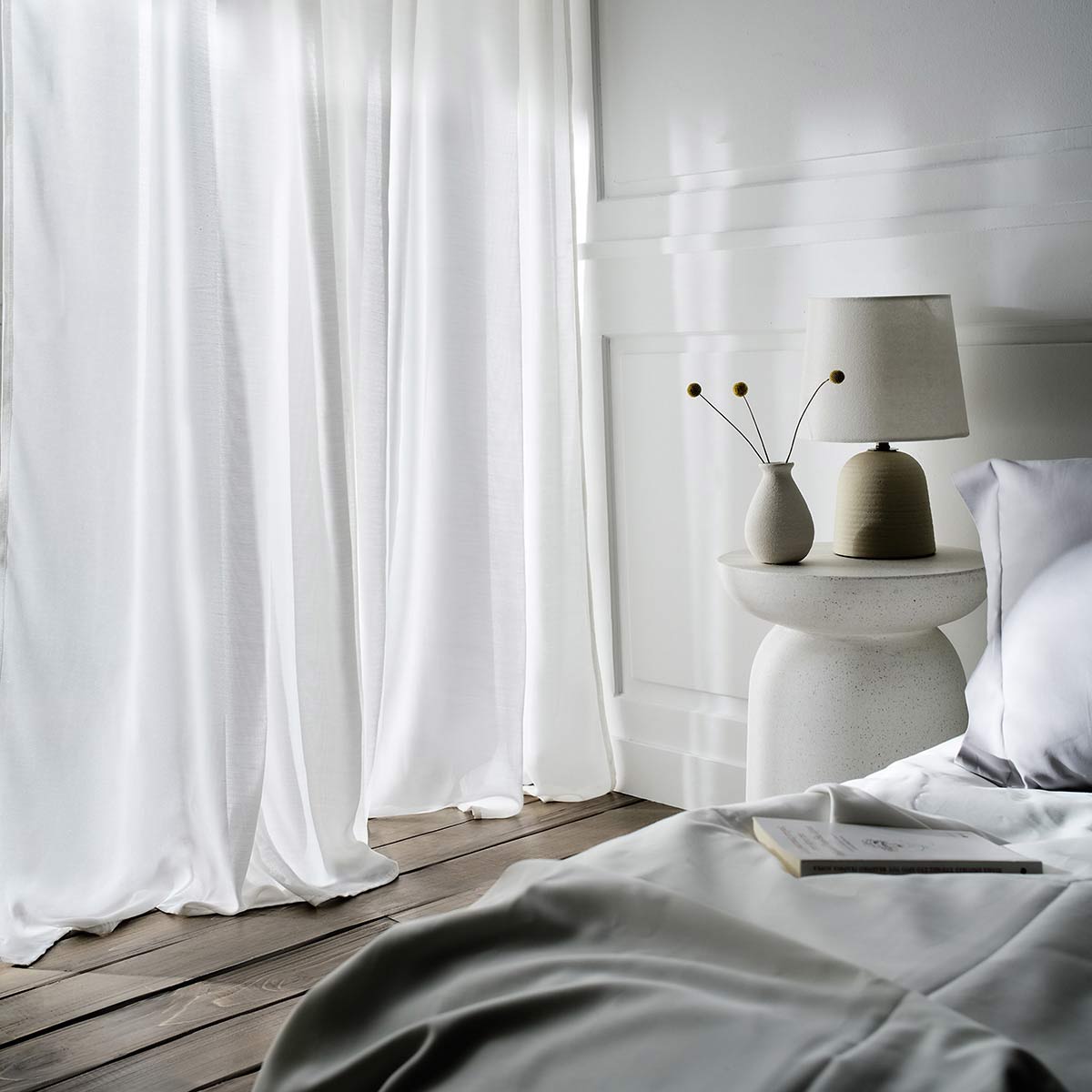 Κουρτίνα με τρουκς 140x280cm GOFIS HOME Renata Offwhite 506/05
