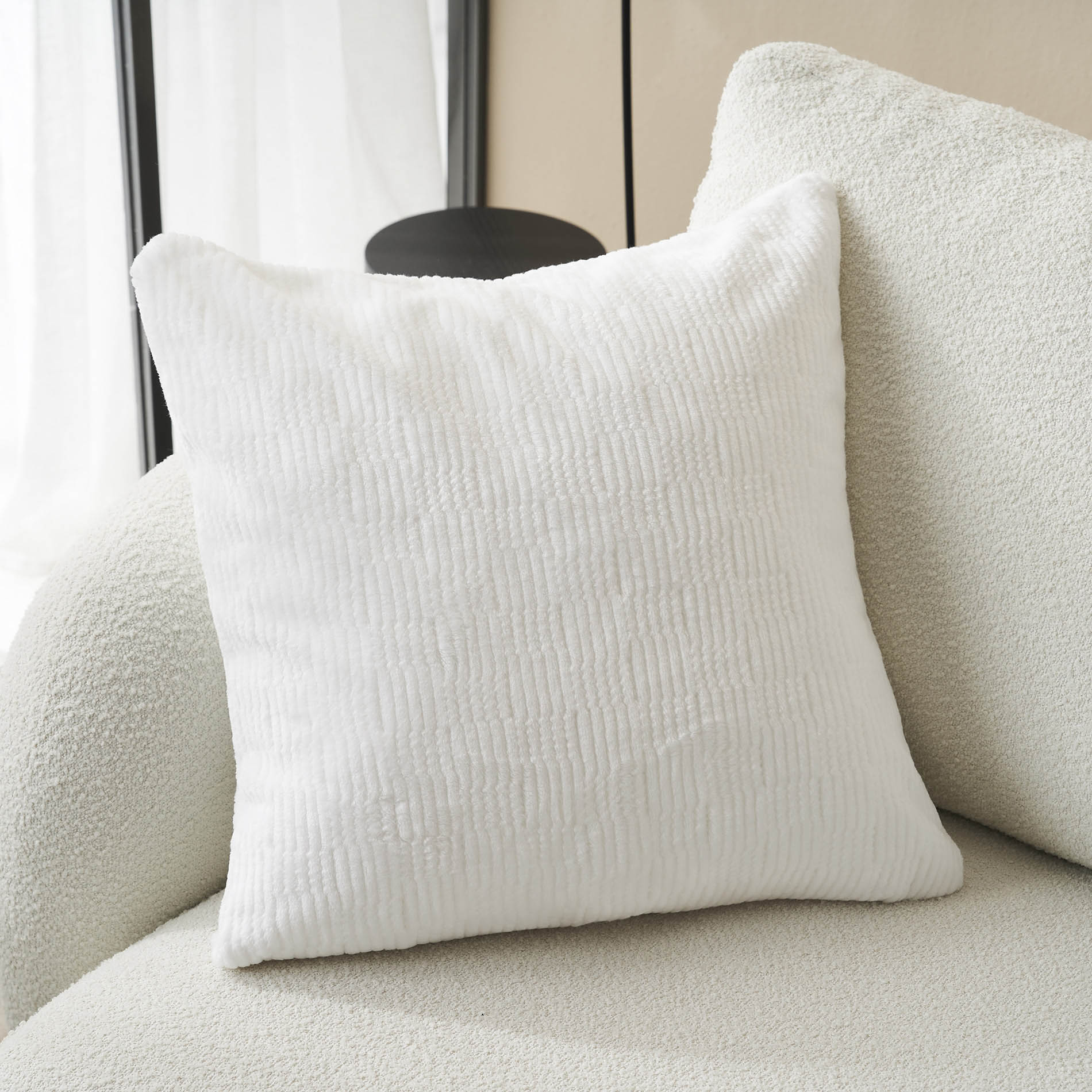 Μαξιλαροθήκη 50x50cm GOFIS HOME Polar Polar White 109/16