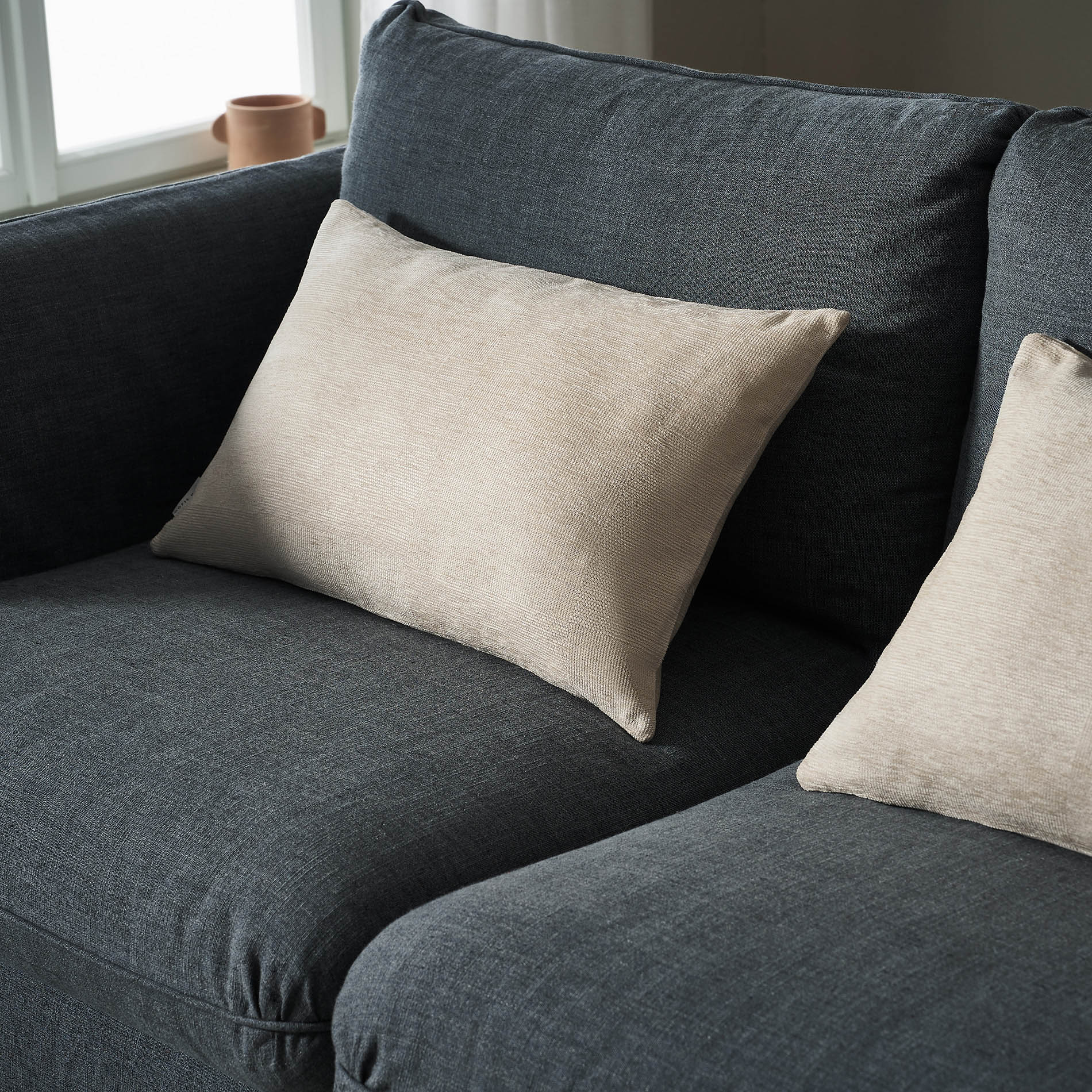 Μαξιλαροθήκη 40x60cm GOFIS HOME Zephyr Ecru 146/05