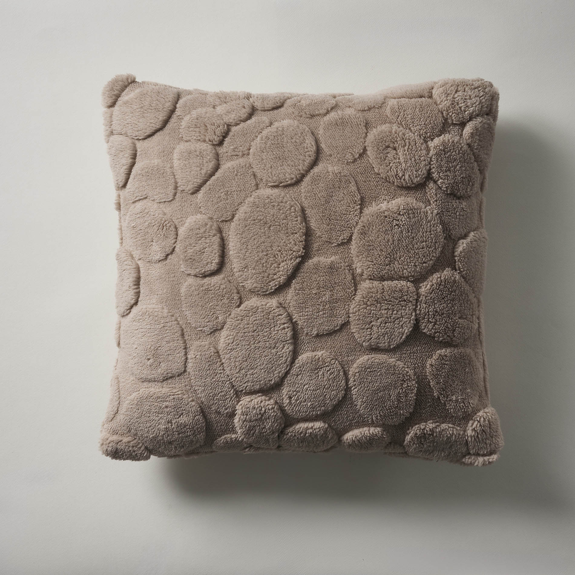 Μαξιλαροθήκη 43x43cm GOFIS HOME Drusilla Sesame Beige 168/06